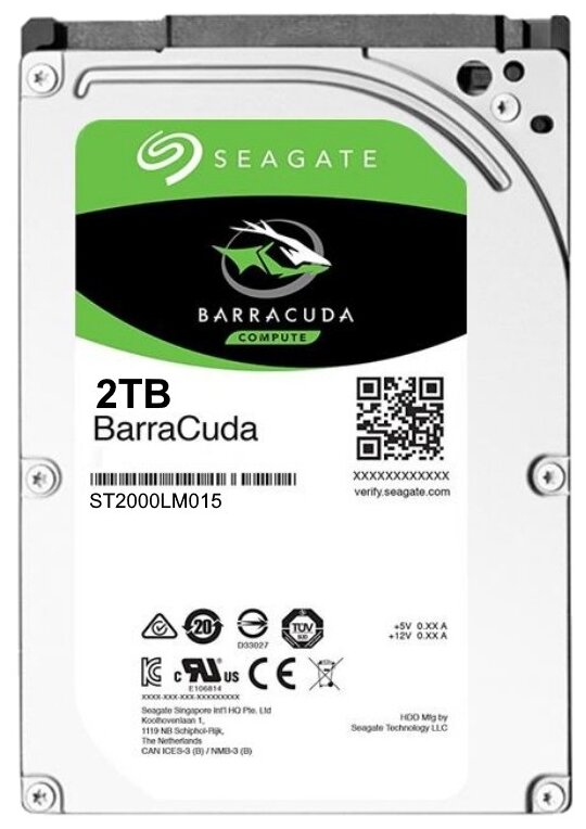 Seagate Barracuda 2TB ST2000LM015 Seagate Barracuda 2TB ST2000LM015