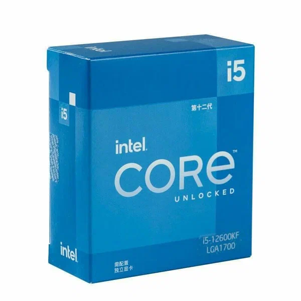 Intel Core i5-12600KF LGA1700, 10 ядер 16 потоков, 3.7 - 4.9 ГГц, BOX (без кулера)